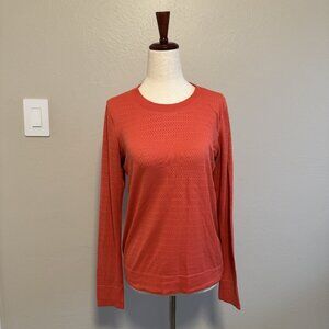 Lululemon Orange Long Sleeve Top